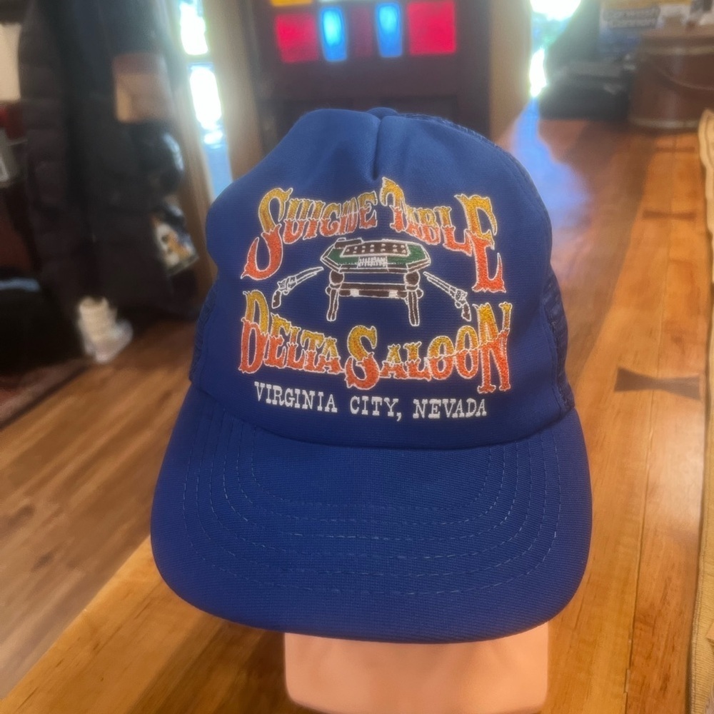 Blue Virginia City Trucker Hat